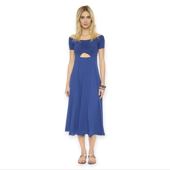 Free People 'Dance With Me' Summer Dress Cobalt Blue - Picture 1 of 5